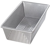 USA Pan 1145LF Loaf Pan corrugated-surface for even baking and easy release.