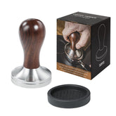 USEAMIE 58mm coffee tamper with flat base for even extraction.