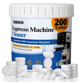 USKICH espresso cleaning tablets dissolving to remove oils for fresher espresso