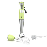 UTALENT immersion hand blender full set with attachments for home blending.