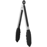 U-Taste 9-inch tongs with silicone tipsprotect nonstick pans during turning