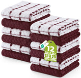 Utopia Towels kitchen towels 12-pack, 15 by 25 inches, ideal for dish drying.