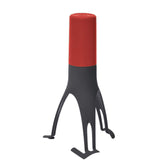 Uutensil Stirr automatic pan stirrer with red body and LED indicators for steady cooking.