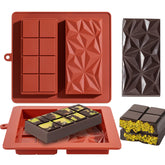 UWILLION deep Dubai pistachio bar mold for smooth, evenly layered bars.