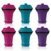 Vacu Vin wine-saver stoppers multicolor set preserving freshness up to a week.