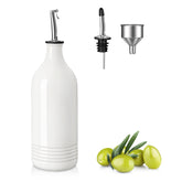 Vancasso olive oil dispenser 20 oz with drip-free spout for clean counters