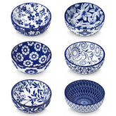 Vancasso SELENE mini dipping bowls collection; six compact porcelain dishes ideal for sauces and dips