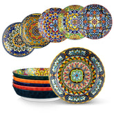 Vancasso Simi pasta bowls 6-set with bold glaze, ideal for hearty servings at home.