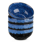 Vancasso Starry 24oz soup bowl in blue for hearty servings and easy cleaning