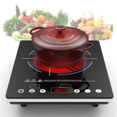 VBGK electric cooktop compact-110v ideal for dorm rooms.
