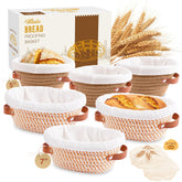 VEDALIO round 5-inch bread proofing basket for small-batch sourdough loaves