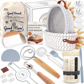 Vedalio round bread proofing basket 9 inch for artisan crust and even proofing
