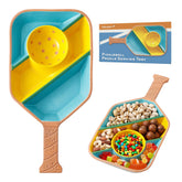 VELENTI pickleball paddle snack tray displays snacks stylishly for game nights