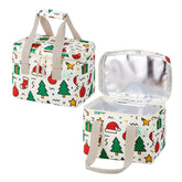 VENO Christmas lunch bag front design shows festive style and practical storage.