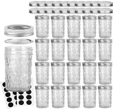VERONES 8oz mason jar case pack for versatile canning and storage