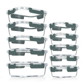 VERONES 34oz glass meal prep container for bulk meals and daily lunches.