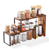 Vfelf kitchen countertop organizer in assembly stage for easy setup.