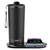 VFZO 20oz temperature-controlled travel mug front view keeps drinks warm for hours.