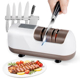 VGIUB electric knife sharpener cordless for fast in-kitchen sharpening