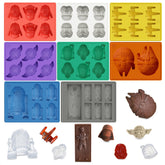 Vibrant Kitchen sci-fi molds for 8-piece ice cubes to elevate galaxy drinks