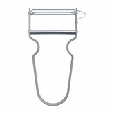 Victorinox REX peeler blade close-up shows ultra-sharp steel for precise peeling