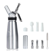 VIGIND whipped cream dispenser 500ml aluminum body for durable daily use.