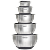 Viking 10-piece stainless steel bowls set for precise meal prep