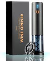VINABON electric wine opener in hand for effortless cork removal