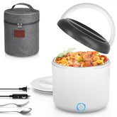 Vingud electric lunch box with 1.2L container keeps meals hot on the go.