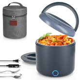 Vingud electric lunch box container in 304 stainless preserves flavor on the go.