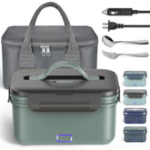 Vingud electric lunch box with quick heat for fast on-the-go meals