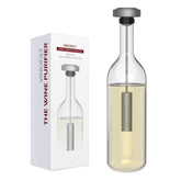 VinoFilt Wine Wand being inserted into a bottle to enable filtration and flavor preservation