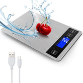 VIRENZZO 33lb digital kitchen scale with LCD display for precise measurements.