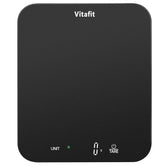 Vitafit digital scale with spray-silver-black LED display for precise weighing