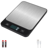VITSOL digital kitchen scale front view with clear LCD for precise measurements