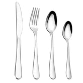 VIVANI 16-piece silverware set for 4 with a polished finish for elegant dining.