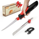 VLOXO electric knife packaging showing meat slicing readiness