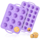 Vnray regular 12-cup muffin pan with metal frame for sturdy baking