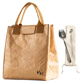 VonNova insulated lunch bag interior shows a spacious 7L capacity.