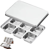 Vortihive stainless steel ice tray with lid demonstrates durable, hygienic design for long-term use.