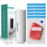 VOYOR handheld vacuum sealer compact design for easy, portable food sealing.