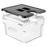 Vpcok Direct sous vide container with double-door lid for easy ingredient access
