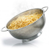VTOWER 5Qt stainless steel colander for efficient pasta and grain draining