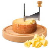 V TOWER Cheese Curler Wheel creates delicate rose cuts for elegant cheese boards.