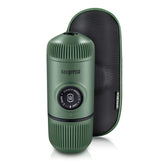 Wacaco Nanopresso compact travel espresso maker for on-the-go brewing.