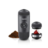 WACACO Nanopresso on outdoor travel setup, ready for on-the-go espresso.