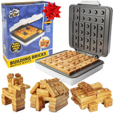 Waffle Wow! Building Brick Waffle Maker hero image with brick-shaped waffles.