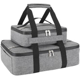 Wakaye casserole carrier large compartment keeps oversized dishes warm and secure