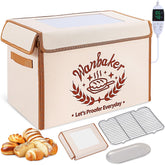 Wanbaker folding bread proofer box with temperature control for steady fermentation.