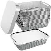 WANBAO foil pans with lids ideal for takeout meals and catering.